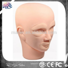 Permanent Tattoo Makeup 3D Practice Skin Mannequin Head With Inserts Cosmetic